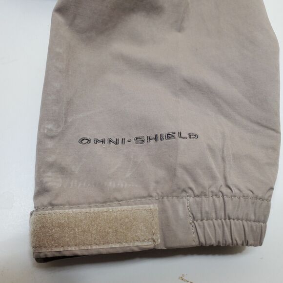 Columbia Jacket Women Large Beige Omni-Shield Full Zip Micro Canvas - Picture 7 of 16